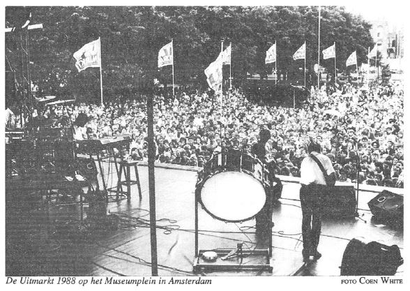 Uitmarkt 1988, Museumplein, Coen White, VPT Nieuwsbrief